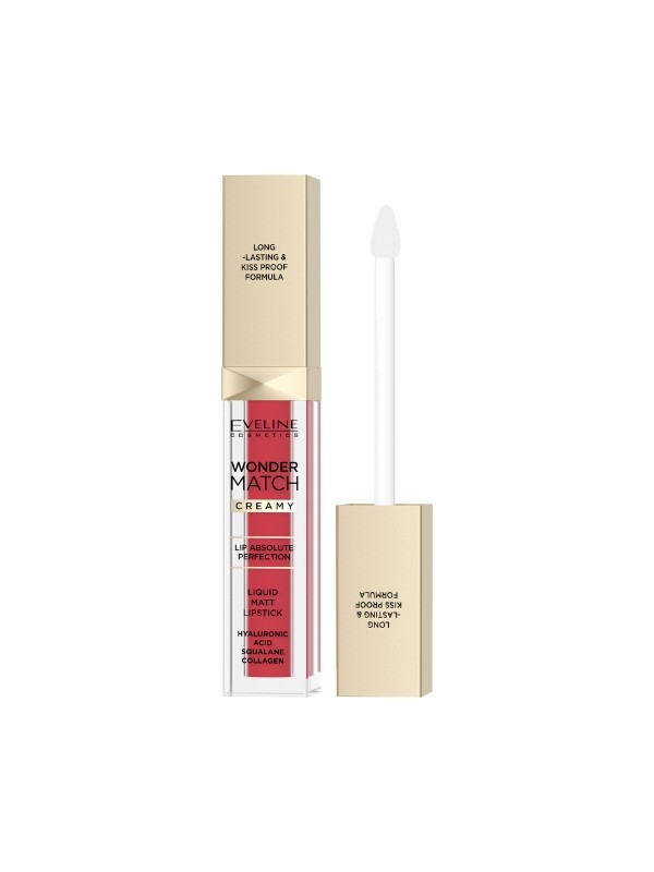 Eveline Wonder Match matt flüssiger Lippenstift /06/ Classic Red 6,8 ml