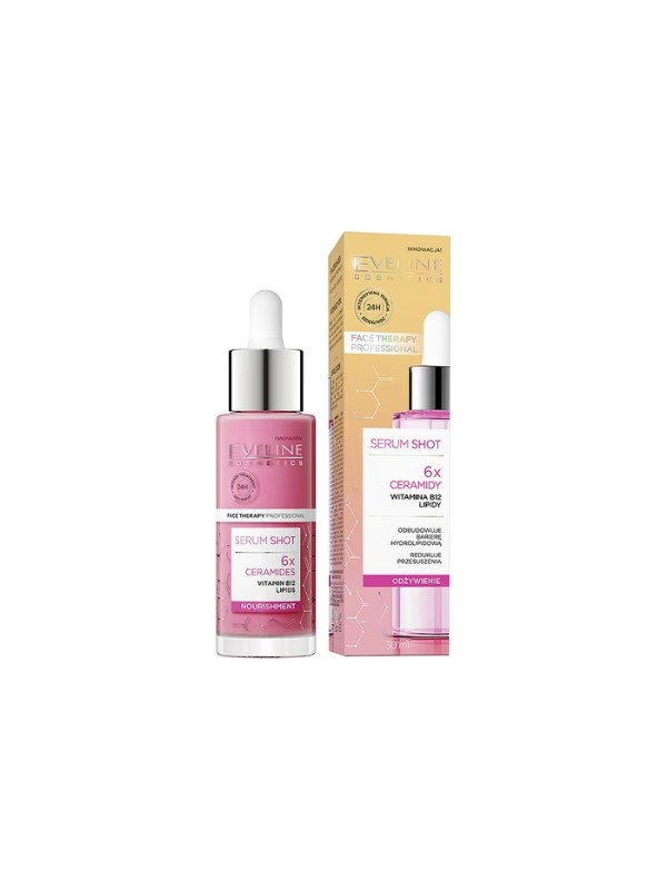 Eveline Serum Shot nourishing face treatment 6x Ceramides 30 ml