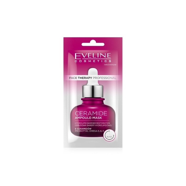 Eveline Face Therapy Professional Face mask-ampoule with Ceramides 8 ml