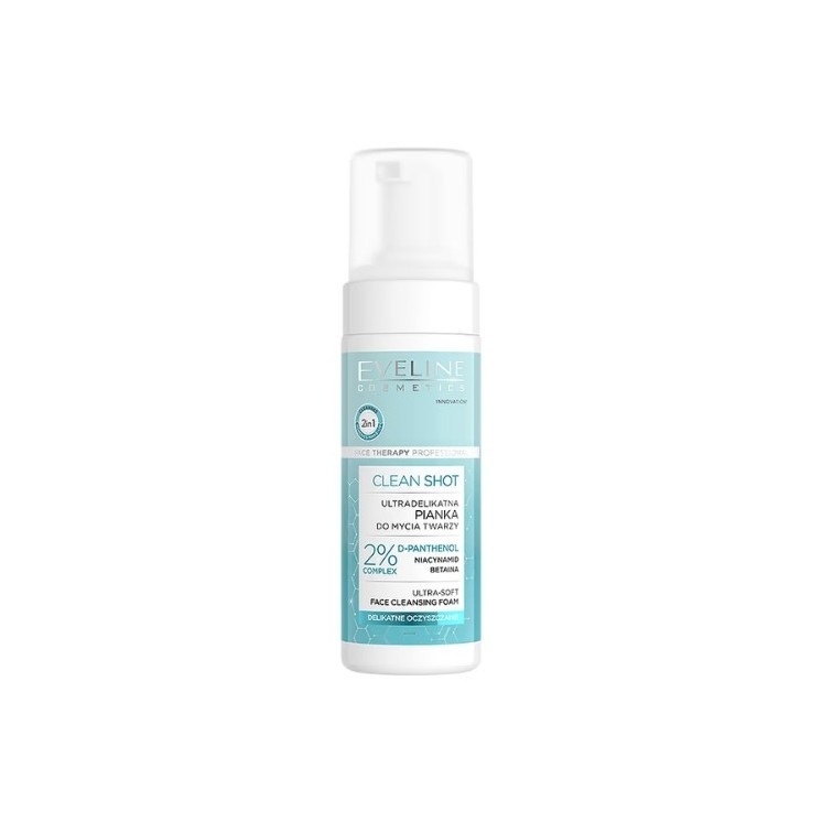 Eveline Clean Shot ultra-gentle facial cleansing foam 150 ml