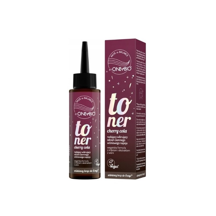 OnlyBio Hair in Balance Cherry hair toner - cola 100 ml