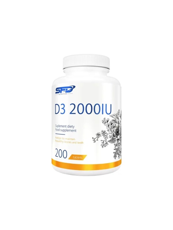 SFD D3 2000IU 200 tabletten