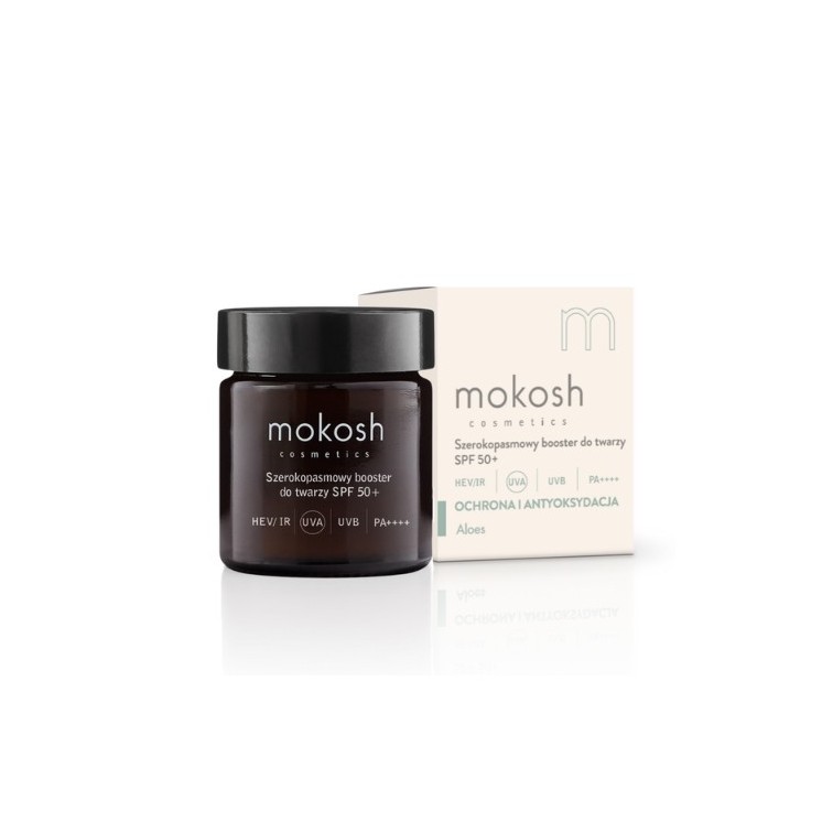 Mokosh broadband facial booster SPF50 + Aloe 30 ml