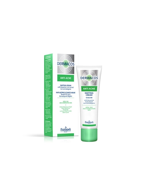 Farmona Dermacos Anti Acne matterende Daggezichtscrème met bioactief modderextract 50 ml