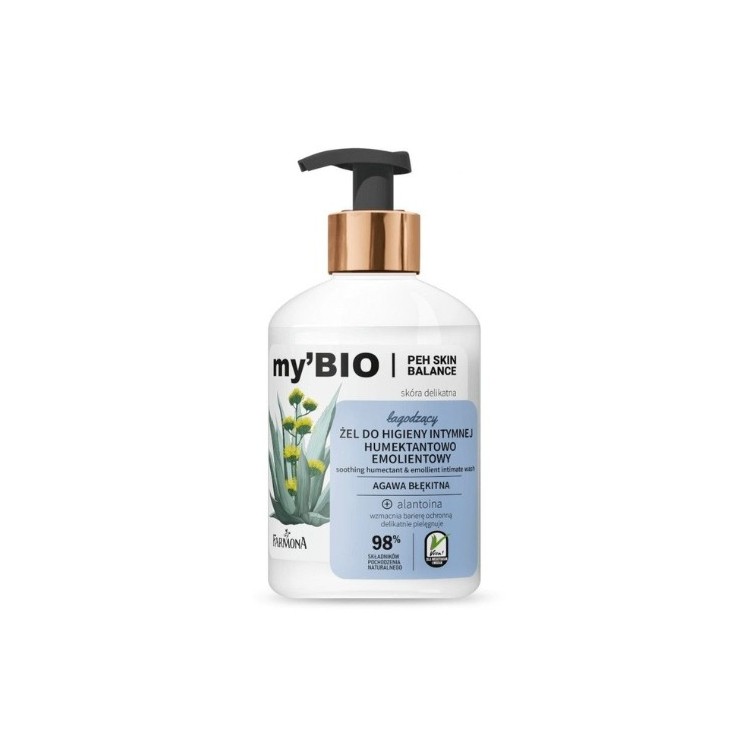 Farmona my' BIO verzachtende Intieme hygiënegel Blauwe agave 250 ml