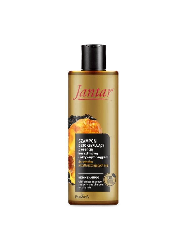 Farmona Jantar detoxifying hair shampoo with activated carbon 300 ml