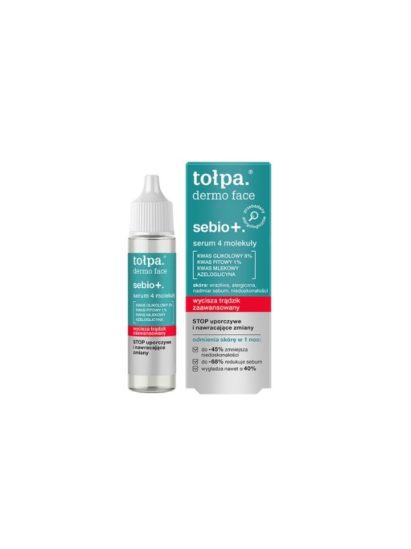 Tołpa Dermo Face Sebio+ Serum 4 moleculen voor het gezicht 20 ml