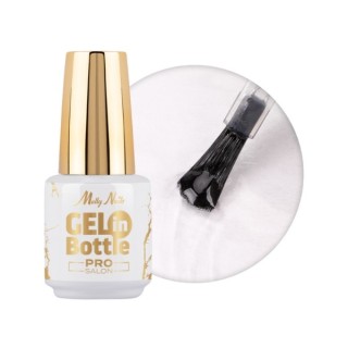 MollyLac Pro Salon Gel in flesje Nagelgel in flesje met multifunctioneel penseel Clear 15 g