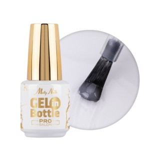 MollyLac Pro Salon Gel in flesje Nagelgel in flesje met multifunctioneel penseel White Angel 15 g