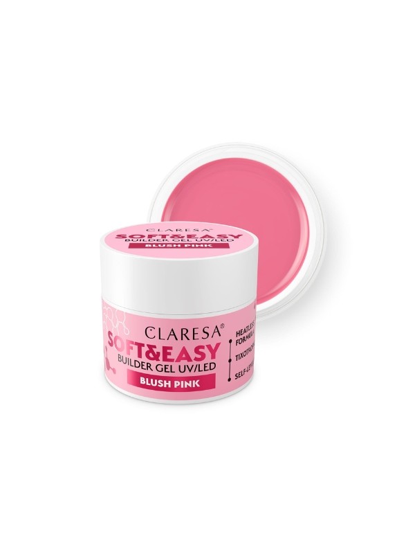 Claresa Soft & Easy Nail Building Gel Blush Pink 45 gr