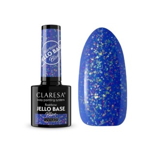 Claresa Hybrid Nail Base Rainbow Jello Base 5 g Blue