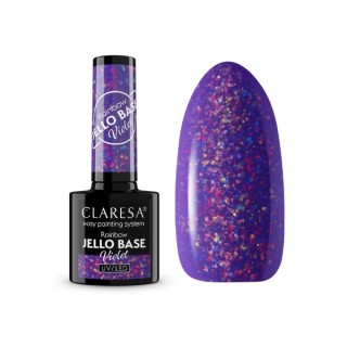 Claresa Hybrid Nail Base Rainbow Jello Base 5 g Violet