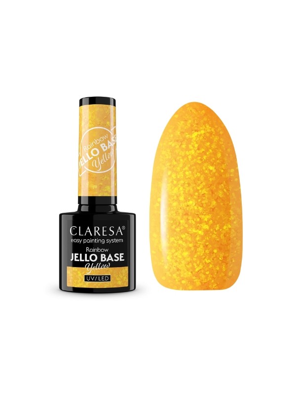 Claresa Hybrid Nail Base Rainbow Jello Base 5 g Yellow