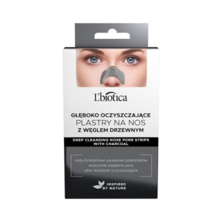 L'biotica Nose strips Deep cleansing with activated carbon 3 pieces