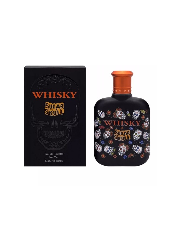 Evaflor Whiskey Sugar Skull Eau de Toilette voor mannen 100 ml