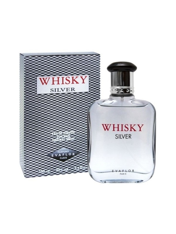 Evaflor Silver Whiskey For Man Eau de Toilette voor Mannen 100 ml