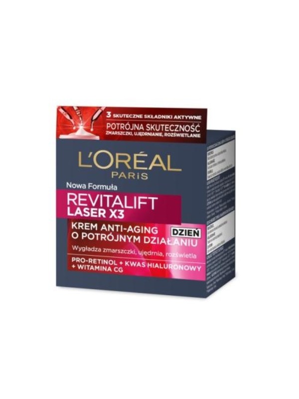 L'oreal Revitalift Laser 3X Dag gezichtscrème 50 ml