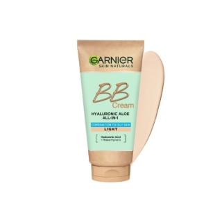 Garnier Hyaluronic Aloe All-In-1 BB Cream feuchtigkeitsspendende BB-Creme für Mischhaut und fettige Haut Light 50 ml