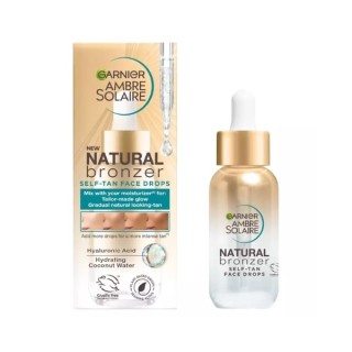 Garnier Ambre Solaire Natural Bronzer Selbstbräunungstropfen für das Gesicht 30 ml