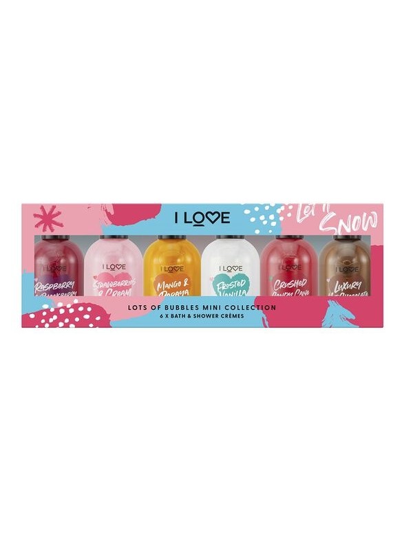 I LOVE_SET Lots Of Bubbles Mini Collection Bath & Shower Cremes 6 x 100 ml