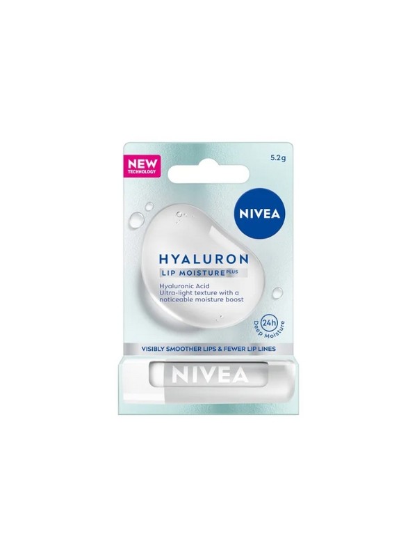 Nivea Hyaluron Lip Moisture Plus Hydraterende lippenbalsemstick 5 g