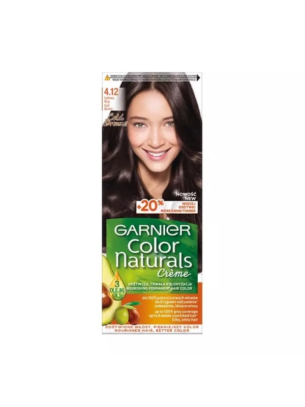 Garnier Color Naturals Haarverf /4.12/ IJsbruin