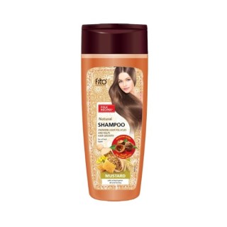 Fitocosmetics Haarshampoo met groeiactivator Mosterd met tarwekiemolie en honing 270 ml