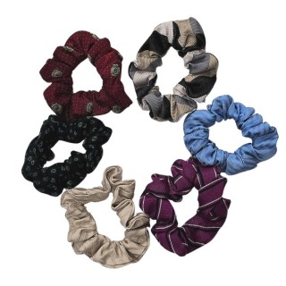 Hair bands 100% Silk mix patterns Handcrafted from silk ties