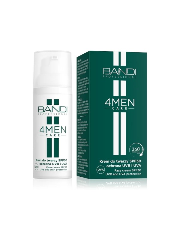 Bandi 4Men Care Gesichtscreme SPF30 UVB UVA-Schutz 50 ml