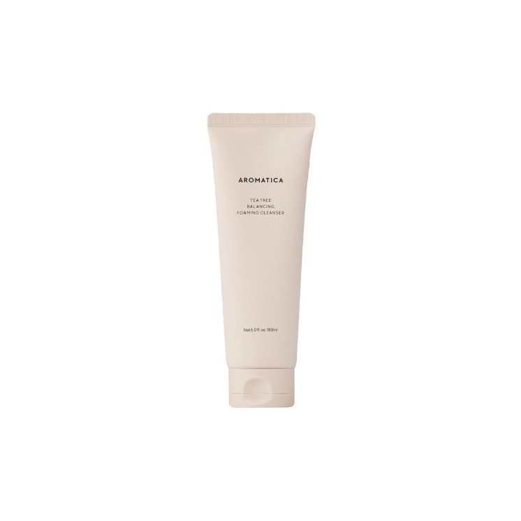 Aromatica Tea Tree Balancing Foaming Cleanser – Bio-Reinigungsschaum mit Teebaumextrakt 180 g