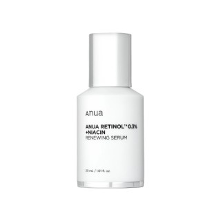 Anua Nano Retinol 0,3% + Niacine Renewing Serum Gladmakend en verhelderend serum met Retinol 30 ml