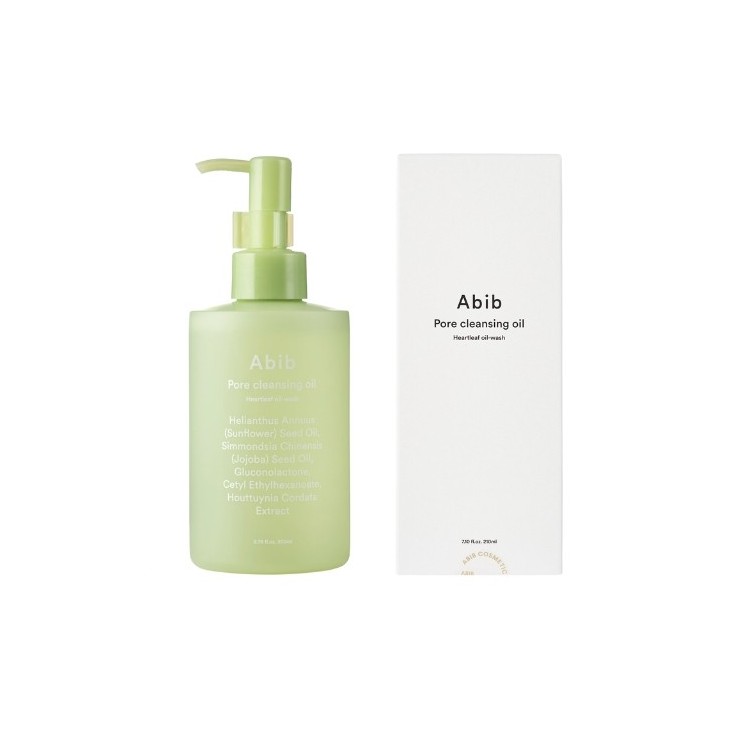 Abib Pore Cleansing Oil Heartleaf Oil-Wash Make-upverwijderingsolie die talg vermindert 200 ml