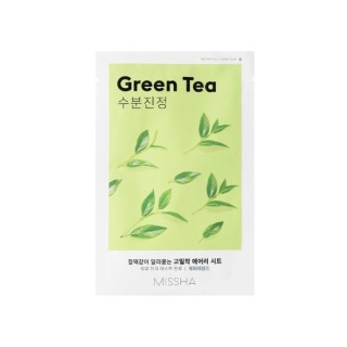 Missha Airy Fit Sheet Mask Green Tea Moisturizing Sheet Mask 19 g