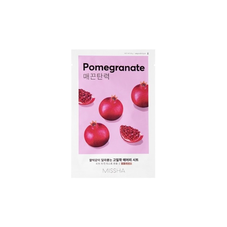 Missha Airy Fit Sheet Mask Pomegranate Firming Sheet Mask 19 g