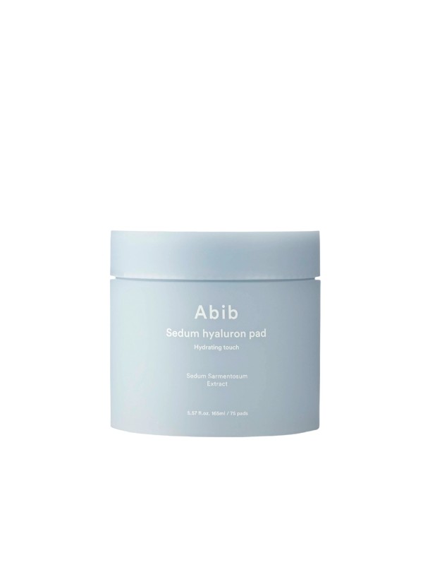 Abib Sedum Hyaluron Pad Hydrating Touch Feuchtigkeitsspendende Gesichtspads 75 Stück