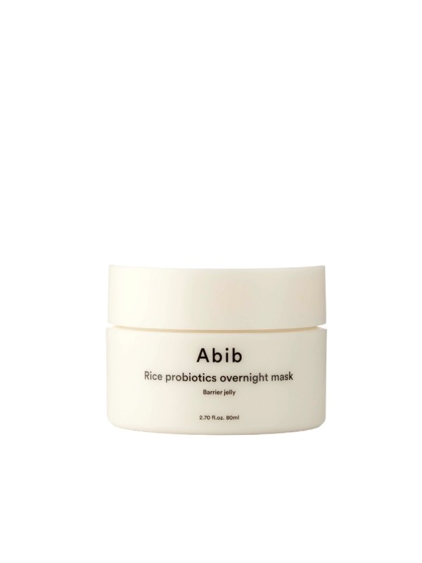 Abib Rice Probiotics Overnight Mask Barrier Jelly Overnight Mask with Rice Probiotics 80 ml