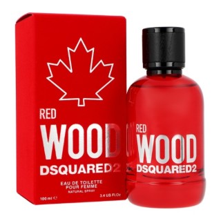 Dsquared Wood Red Eau de Toilette voor Vrouwen 100 ml