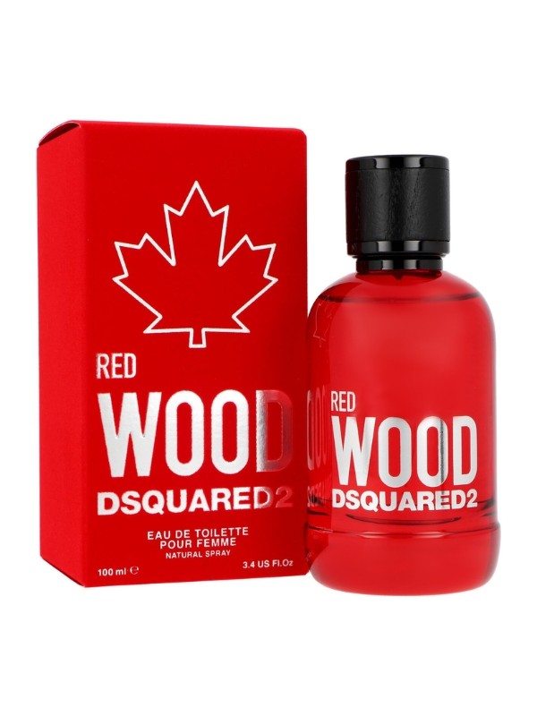 Dsquared Wood Red Eau de Toilette voor Vrouwen 100 ml