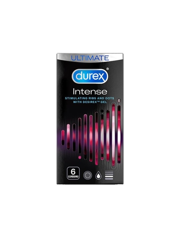 Durex Intens Corrugated Condoms 6 pcs