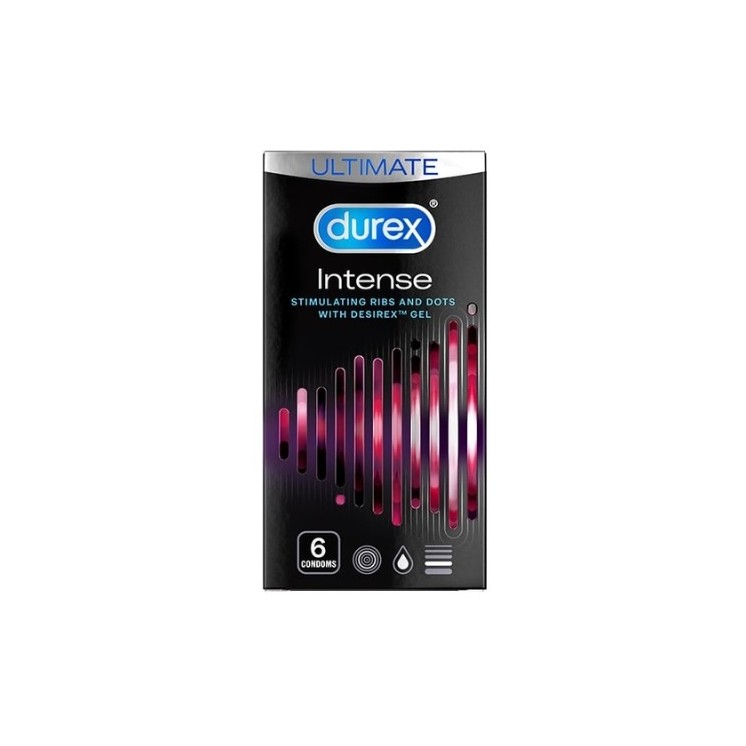 Durex Intens Corrugated Condoms 6 pcs