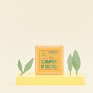 Mydlarnia Cztery Szpaki Eucalyptus Lemon Shampoo Bar Regenerating 75 G