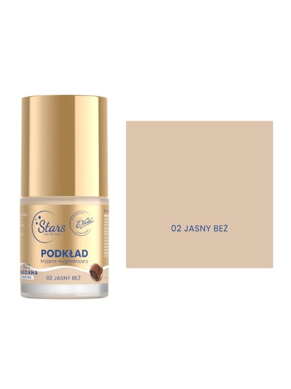 Stars from the stars Wedel Nadziana Soothing and Smoothing Foundation 02 Light Beige 25 G