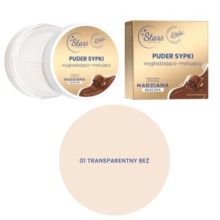 Stars from the stars Wedel Nadziana Smoothing and mattifying loose powder 01 Transparent beige 8 G