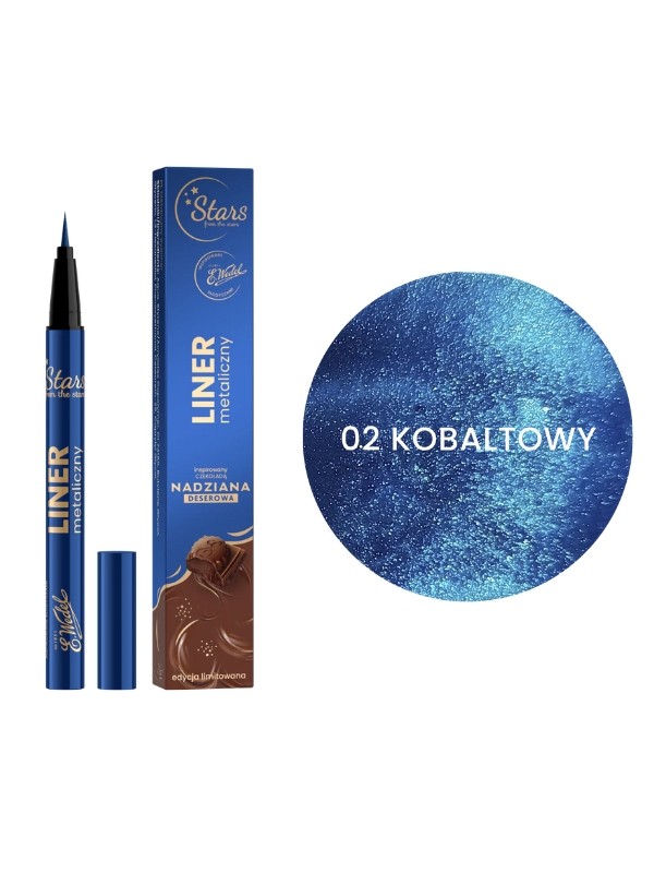 Stars from the stars Wedel Nadziana Metallic Eyeliner 02 Kobaltblauw 1.2 G