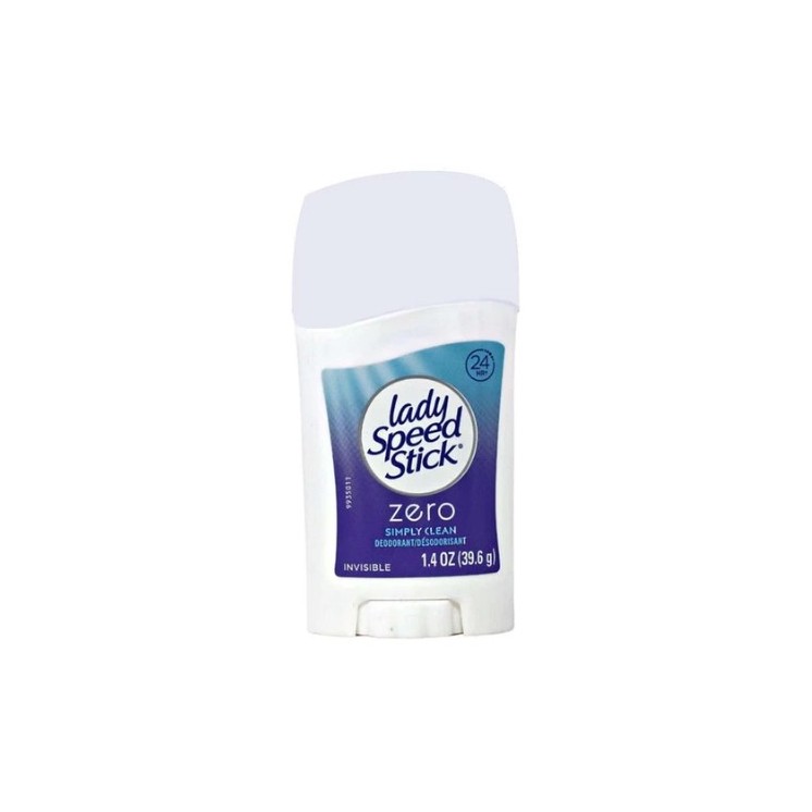 Lady Speed Stick Antyperspirant w sztyfcie Zero Simply Clean 39,6 g