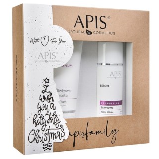 Apis Christmas Set Kakadu plum Plum mask 200 ml + Plum serum 100 ml