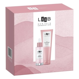 AA Laab Huidbarrièrebescherming Cadeauset Gezichtsreinigingsgel + Geconcentreerd serum - 30 ml ampul