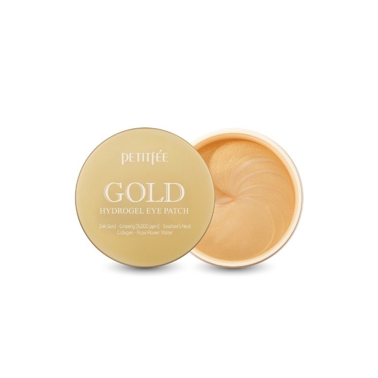 Petitfee Hydraterende en Verhelderende hydro Gel Oogpatches met Goud 60 Stuks