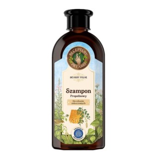 Kruidenrecepten Propolis-shampoo voor beschadigd haar Skarby Polne 350 ml