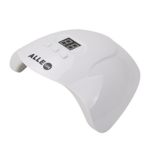 AlleLux X3 UV/ LED Nagellampe 54W für Hybridlacke mit Netzteil und USB-Kabel Weiß